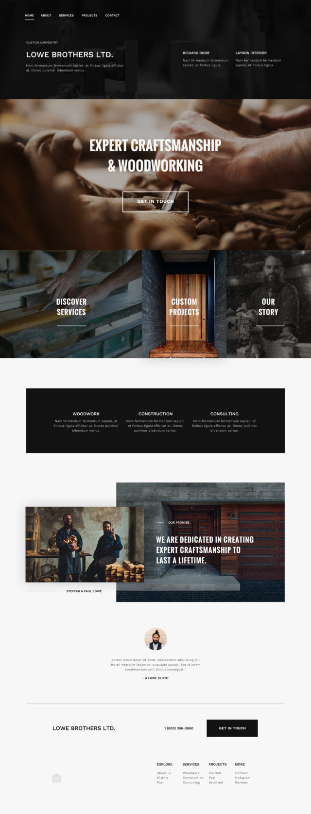 are these the best contractor website designs for 2018 construction website