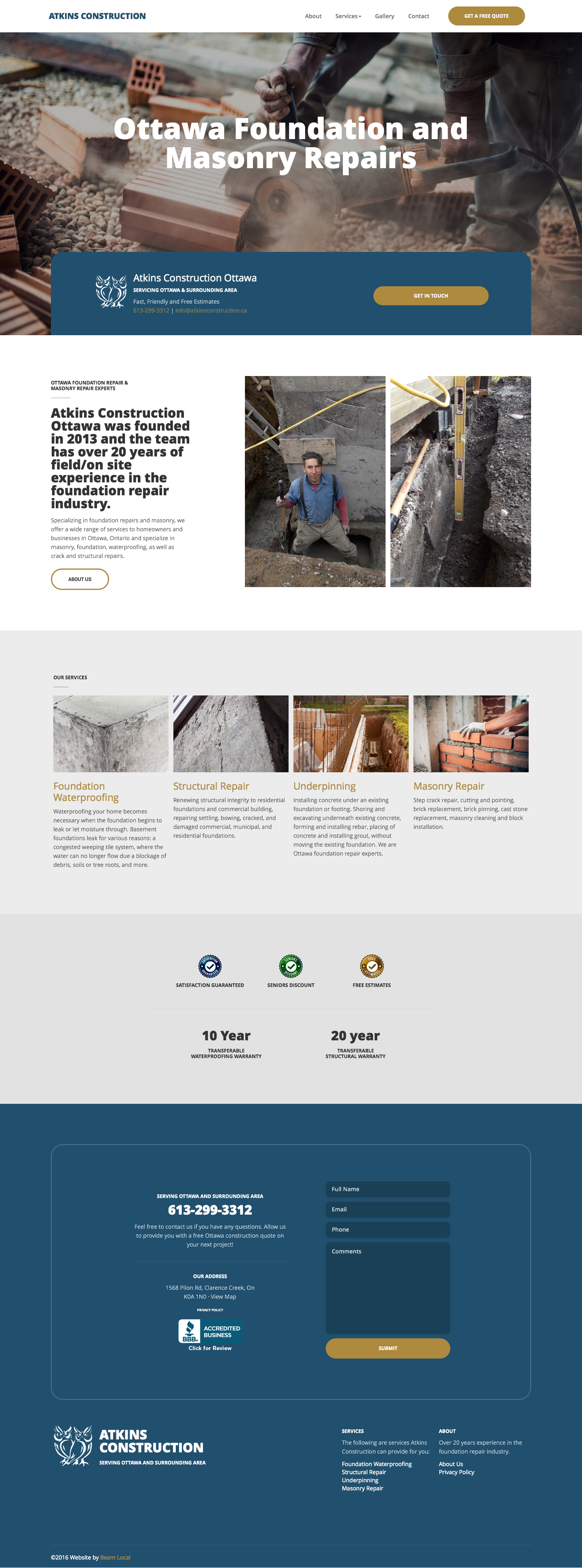 Are these the 10 Best Contractor Website Designs for 2016?