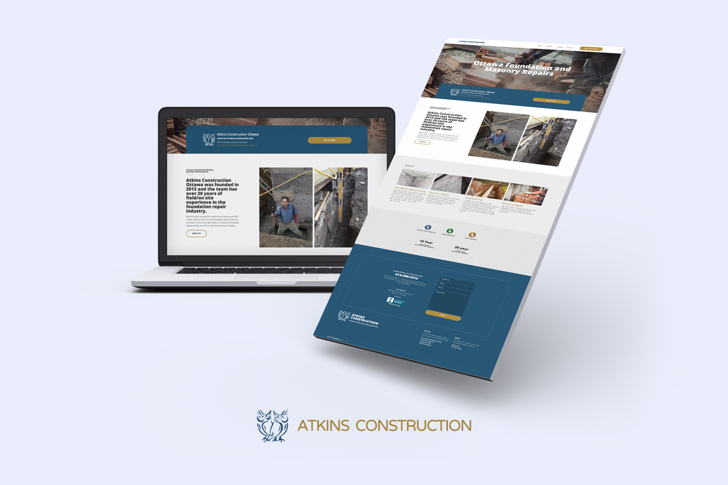 Get a better construction or trade related website design