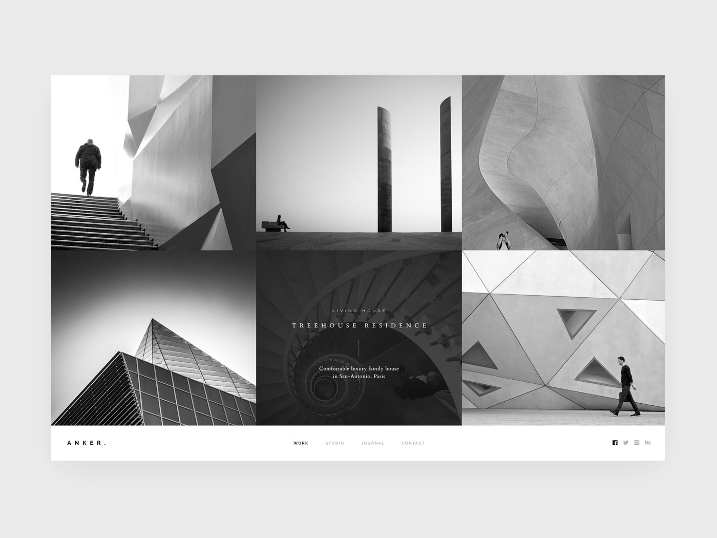beautiful website design for architects