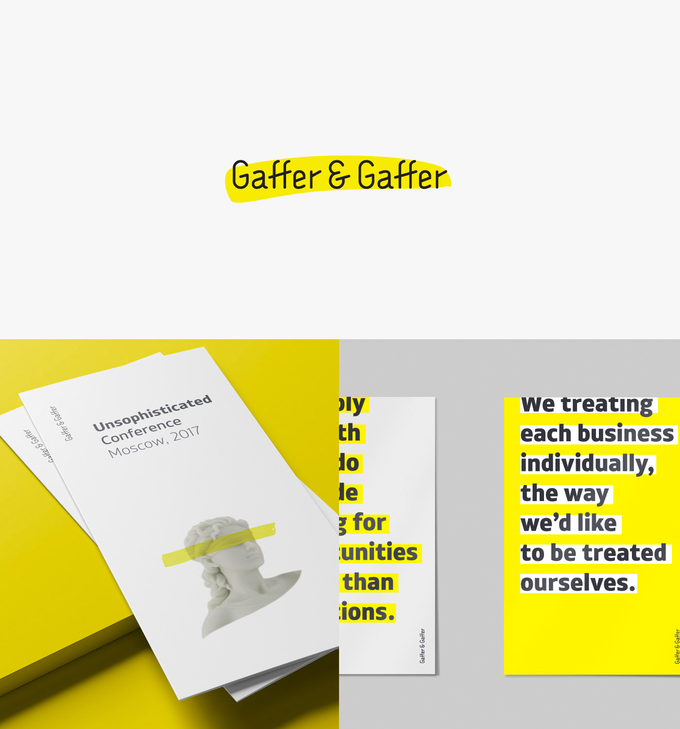 Gaffer & Gaffer Designed by Aleksey Busygin